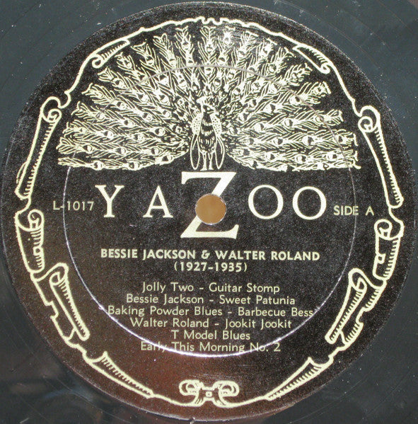 Bessie Jackson - 1927-1935 (Vinyl, LP, Compilation) Very Good Plus (VG+) / Good Plus (G+)