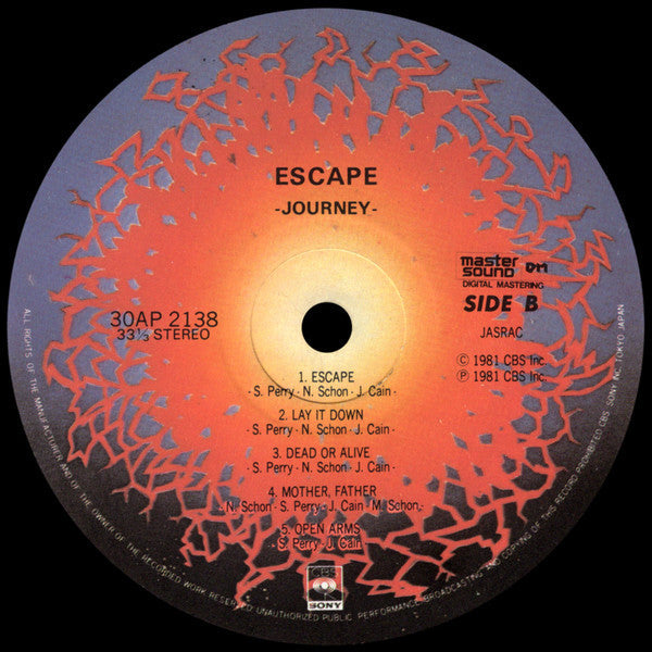 Journey - Escape (Vinyl, LP, Album)
