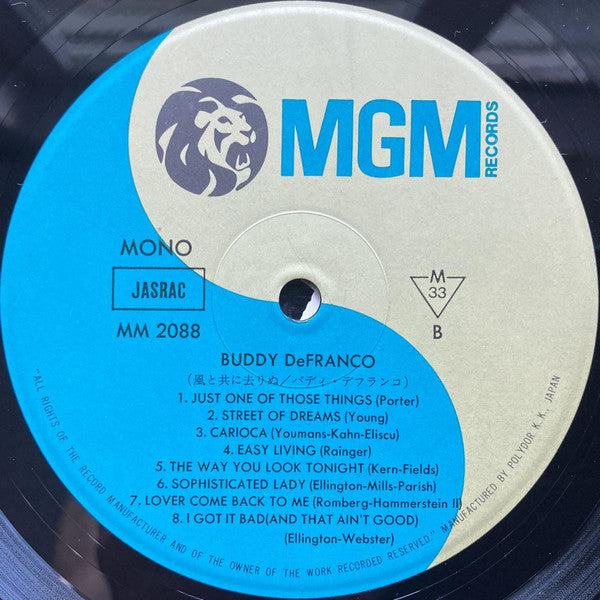 Buddy DeFranco - Buddy DeFranco (Vinyl, LP, Album, Compilation, Mono) Very Good Plus (VG+) / Very Good (VG)