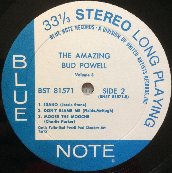 Bud Powell - The Amazing Bud Powell, Vol. 3 - Bud! (Vinyl, LP, Reis...