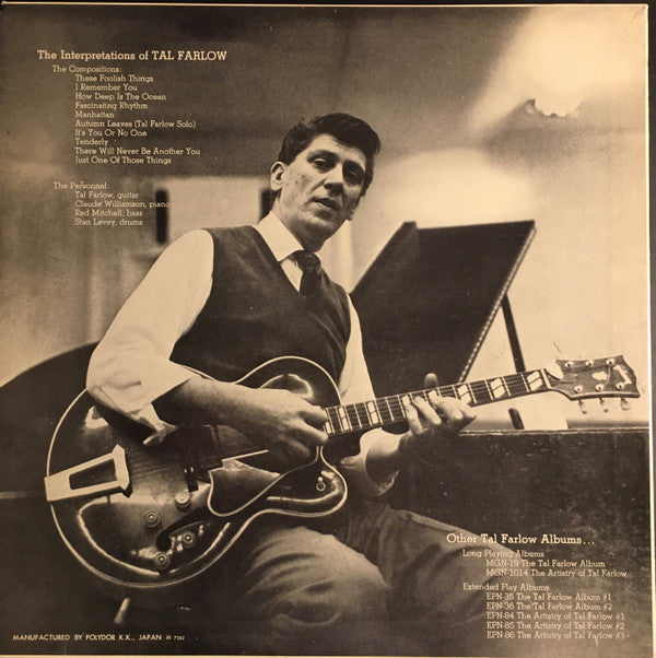 Tal Farlow - The Interpretations Of Tal Farlow (Vinyl, LP, Album, Reissue, Mono) Very Good Plus (VG+) / Very Good (VG)