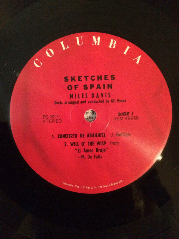 Miles Davis - Sketches Of Spain (Vinyl, LP, Album, Limited Edition, Reissue, Remastered, Stereo) Very Good (VG) / Very Good Plus (VG+)