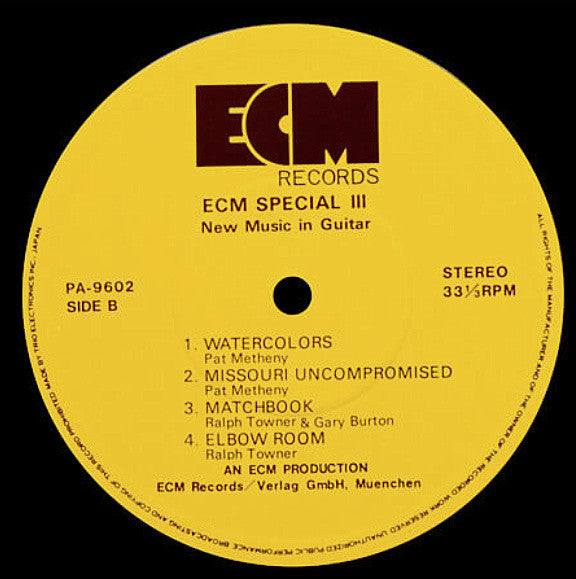 Various - ECM Special III (New Music In Guitar) (Vinyl, LP, Compilation, Stereo) Near Mint (NM or M-) / Very Good (VG)