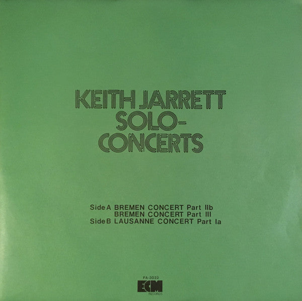Keith Jarrett - Solo Concerts: Bremen / Lausanne (Box Set, Vinyl, L...