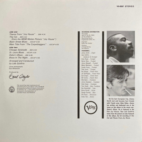 Jimmy Smith - The Cat (Vinyl, LP, Album, Reissue, Remastered, Stereo) Near Mint (NM or M-) / Very Good Plus (VG+)