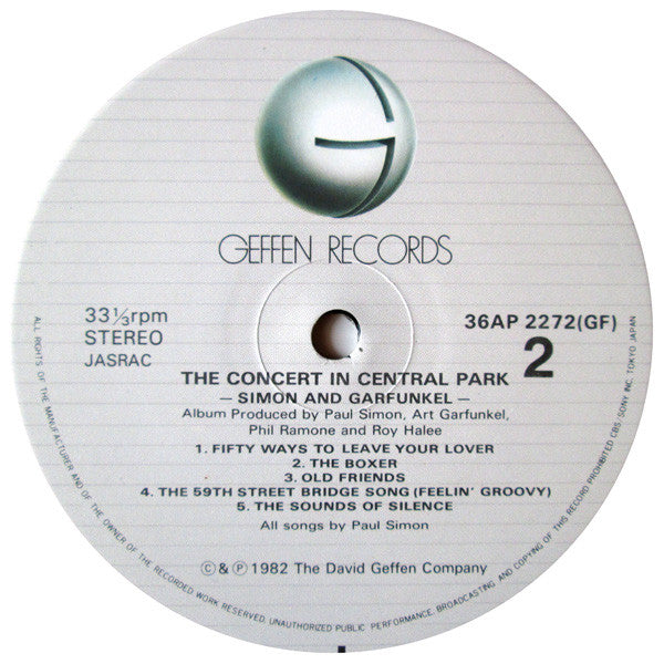 Simon & Garfunkel - The Concert In Central Park (Vinyl, LP, Album, ...