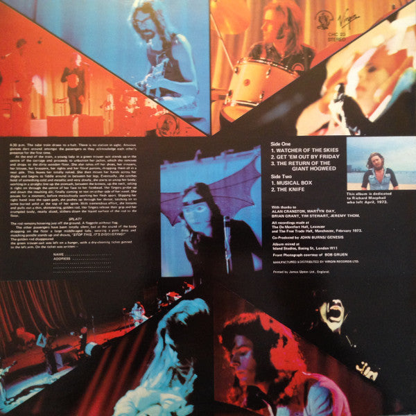 Genesis - Live (Vinyl, LP, Album, Reissue, Stereo) Very Good (VG) / Very Good (VG)