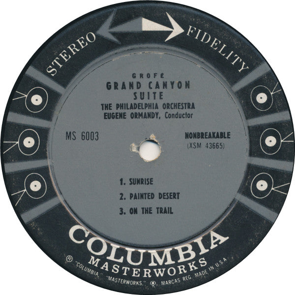 Ferde Grofé - Grand Canyon Suite (Vinyl, LP, Album, Stereo) Very Good (VG) / Very Good (VG)