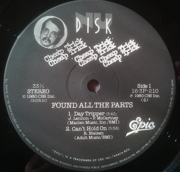 Cheap Trick - Found All The Parts = デイ・トリッパー (Vinyl, 10", 33 ⅓ RPM)