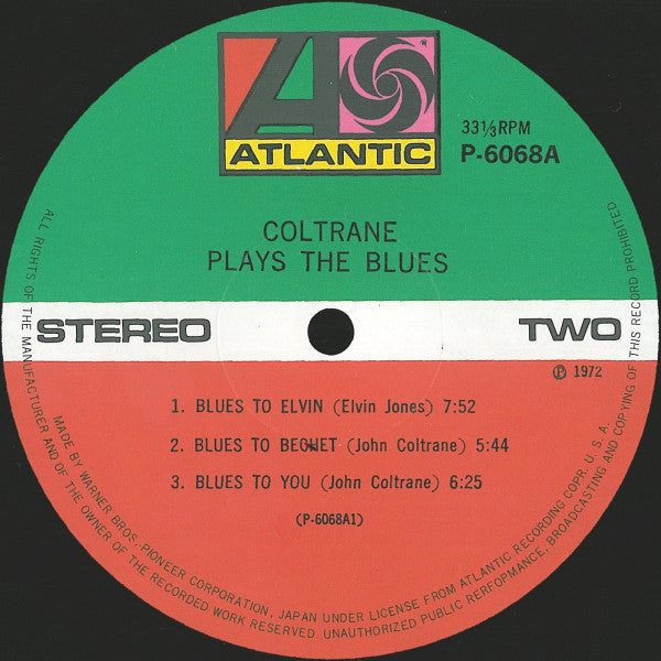 John Coltrane - Coltrane Plays The Blues (Vinyl, LP, Album, Stereo,...