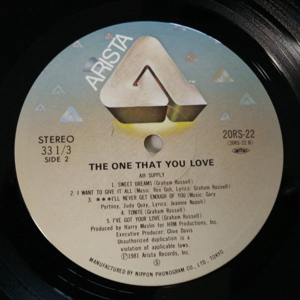 Air Supply - Lost In Love / The One That You Love (Vinyl, Vinyl, Bo...