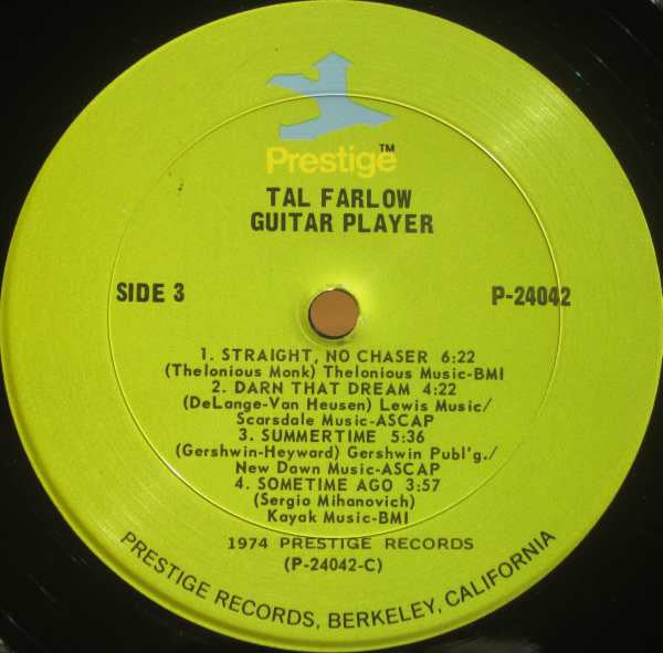 Tal Farlow - Guitar Player (2xVinyl, LP, Compilation) Very Good (VG) / Very Good Plus (VG+)