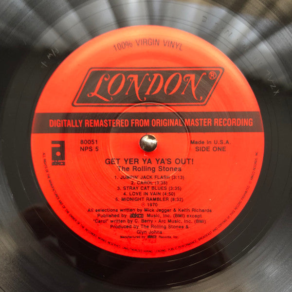 The Rolling Stones - Get Yer Ya Ya's Out (Vinyl, LP, Album, Reissue, Remastered) Very Good (VG) / Very Good Plus (VG+)