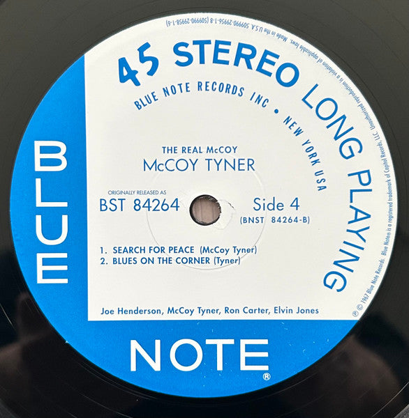 McCoy Tyner - The Real McCoy (2xVinyl, LP, 45 RPM, Album, Limited Edition, Reissue, Remastered, Stereo) Very Good Plus (VG+) / Very Good Plus (VG+)