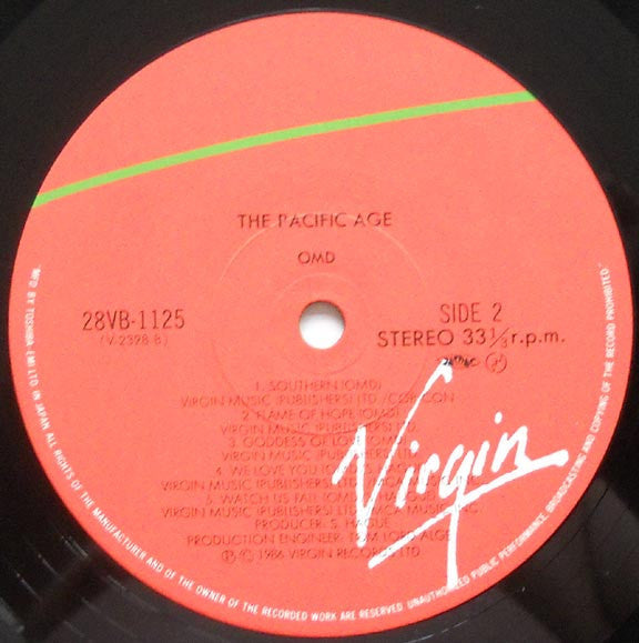 Orchestral Manoeuvres In The Dark - The Pacific Age (Vinyl, LP, Album)