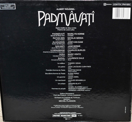 Albert Roussel - Padmâvatî (2xVinyl, Box Set, LP, Album, Stereo) Near Mint (NM or M-) / Very Good Plus (VG+)