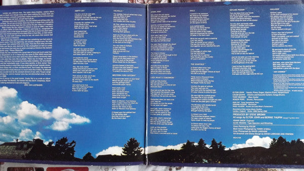 Elton John - Empty Sky (Vinyl, LP, Album, Reissue, Stereo) Very Good Plus (VG+) / Good Plus (G+)