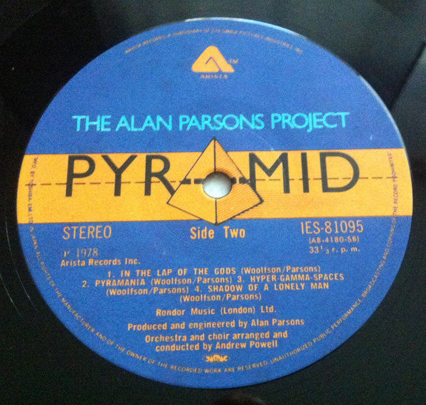 The Alan Parsons Project - Pyramid = ピラミッド (Vinyl, LP, Album, Stereo)