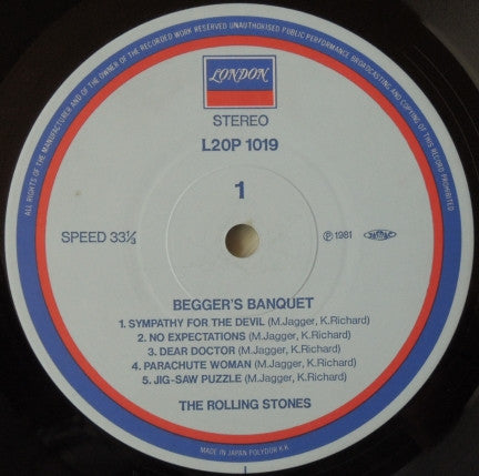 The Rolling Stones - Beggars Banquet (Vinyl, LP, Album, Reissue)