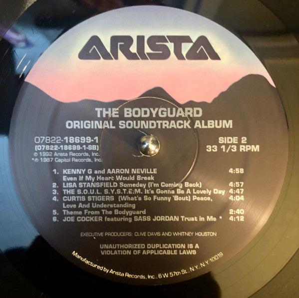 Various - The Bodyguard (Original Soundtrack Album) (Vinyl, LP, Compilation) Very Good Plus (VG+) / Very Good (VG)
