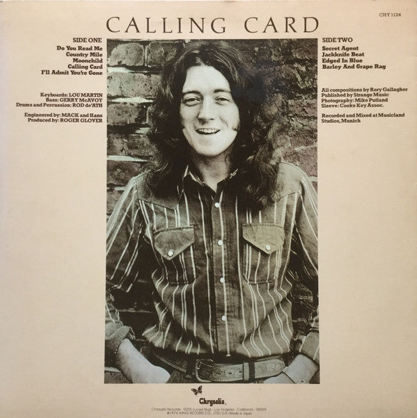 Rory Gallagher - Calling Card (Vinyl, LP, Album)