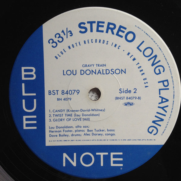 Lou Donaldson - Gravy Train (Vinyl, LP, Album, Limited Edition, Reissue, Stereo) Near Mint (NM or M-) / Near Mint (NM or M-)