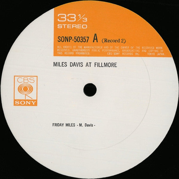 Miles Davis - Miles Davis At Fillmore (Vinyl, LP, Album)