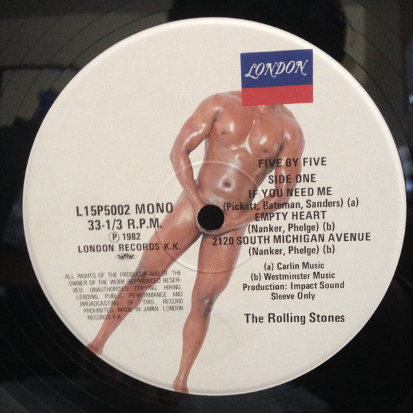The Rolling Stones - Five By Five (Vinyl, 12", EP, Mono) Very Good Plus (VG+) / Very Good Plus (VG+)
