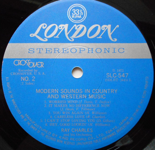 Ray Charles - Modern Sounds In Country And Western Music (Vinyl, LP, Album, Reissue) Very Good Plus (VG+) / Very Good (VG)