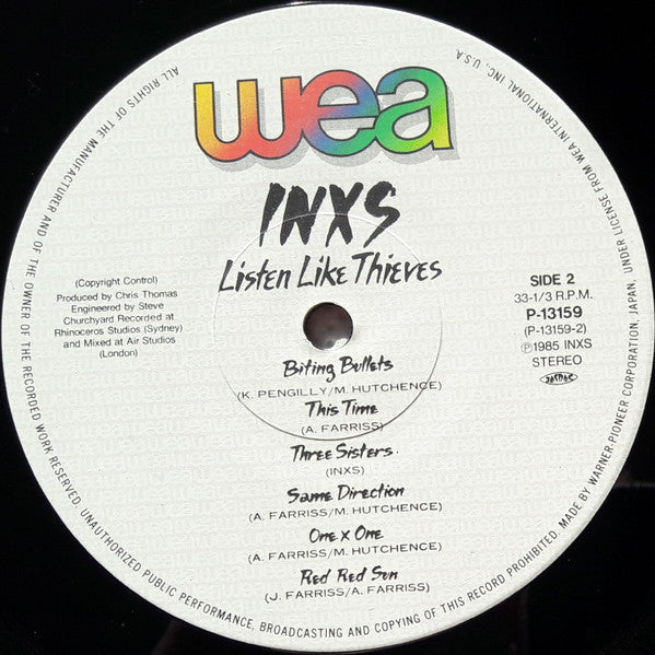 INXS - Listen Like Thieves (Vinyl, LP, Album)