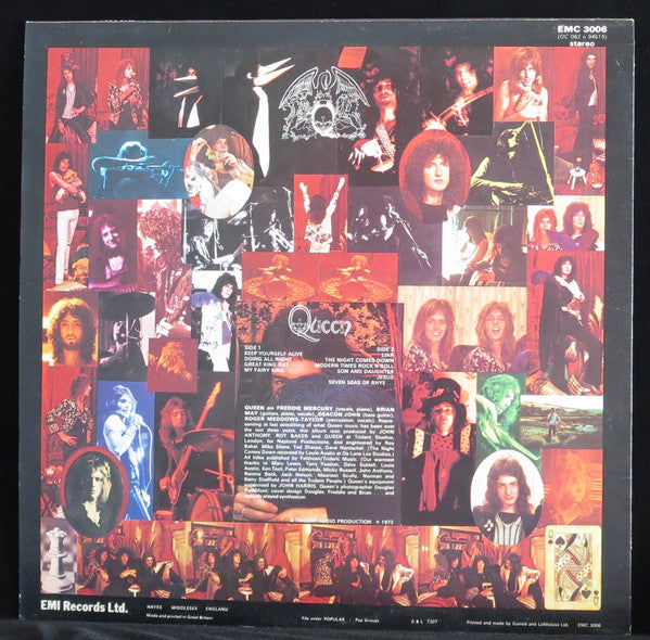 Queen - Queen (Vinyl, LP, Album, Reissue, Stereo) Very Good Plus (VG+) / Good Plus (G+)