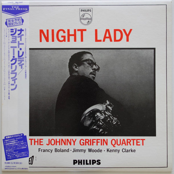 The Johnny Griffin Quartet - Night Lady (Vinyl, LP, Album, Limited Edition, Reissue, Stereo) Near Mint (NM or M-) / Very Good Plus (VG+)
