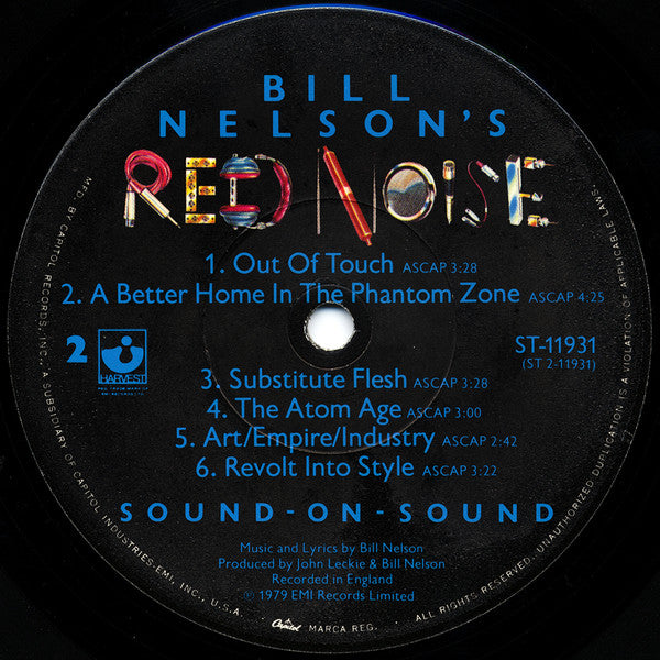 Red Noise (2) - Sound On Sound (Vinyl, LP, Album) Good Plus (G+) / Very Good Plus (VG+)