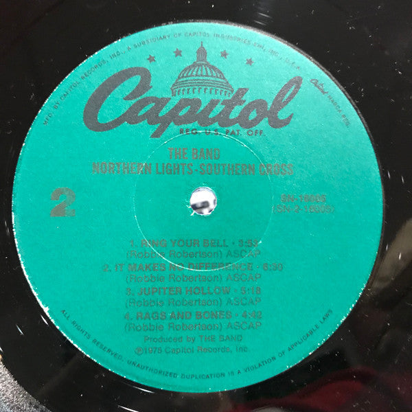 The Band - Northern Lights-Southern Cross (Vinyl, LP, Album, Reissue) Very Good (VG) / Very Good (VG)