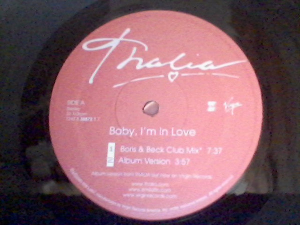 Thalía - Baby, I'm In Love (Vinyl, 12", Single) Very Good Plus (VG+) / Very Good Plus (VG+)