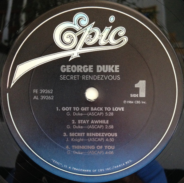 George Duke - Rendezvous (Vinyl, LP, Album) Very Good Plus (VG+) / Very Good (VG)
