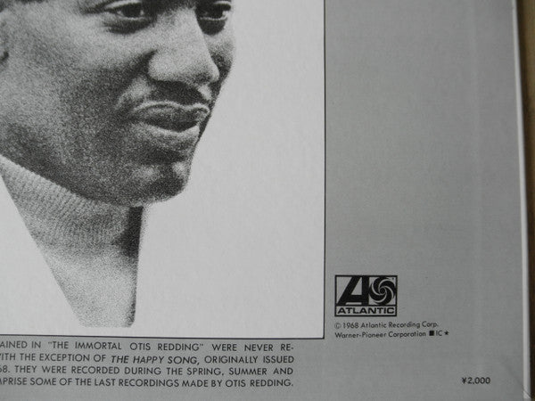 Otis Redding - The Immortal Otis Redding (Vinyl, LP, Album, Reissue)