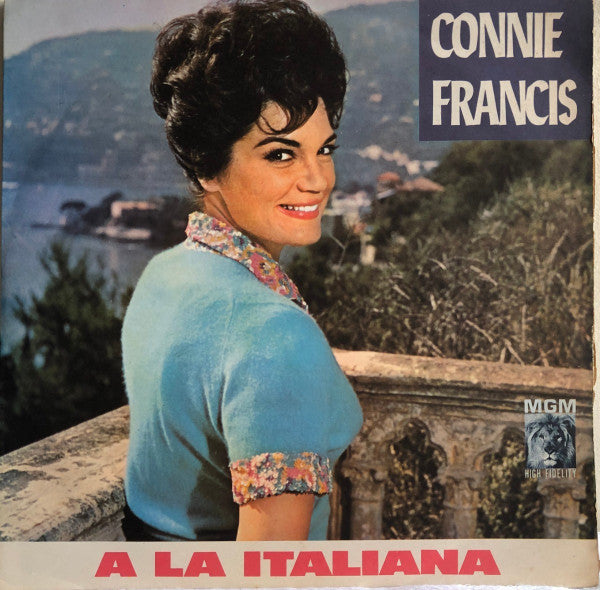 Connie Francis - A La Italiana (Vinyl, LP, Album, Mono) Good Plus (G+) / Very Good (VG)