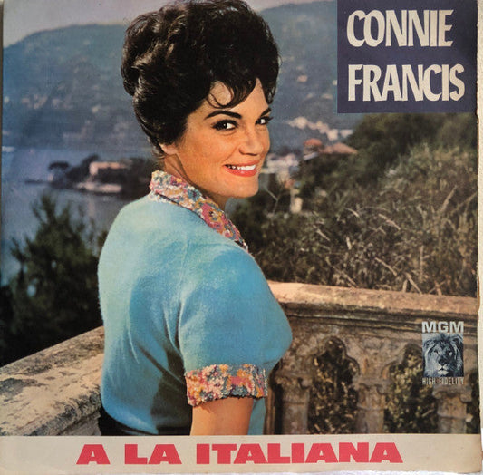 Connie Francis - A La Italiana (Vinyl, LP, Album, Mono) Good Plus (G+) / Very Good (VG)