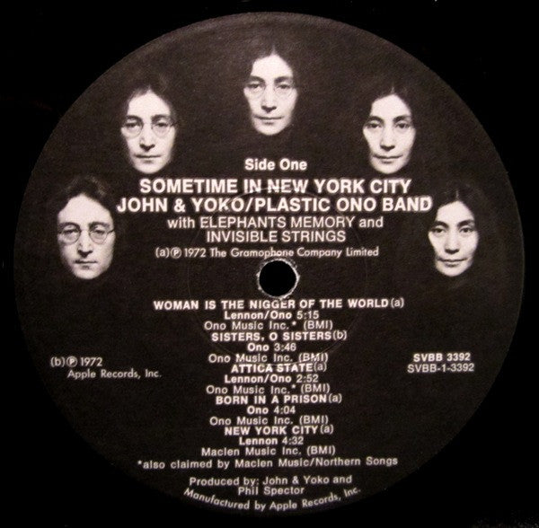 John Lennon & Yoko Ono - Some Time In New York City (2xVinyl, LP, Album) Very Good Plus (VG+) / Good (G)