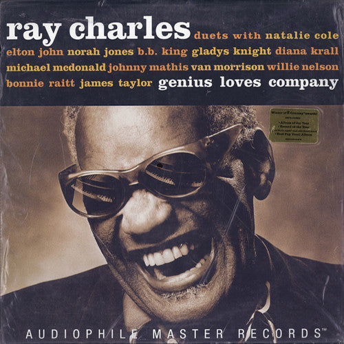 Ray Charles - Genius Loves Company (2xVinyl, LP, Album, Limited Edition, Numbered, Stereo) Very Good Plus (VG+) / Very Good Plus (VG+)