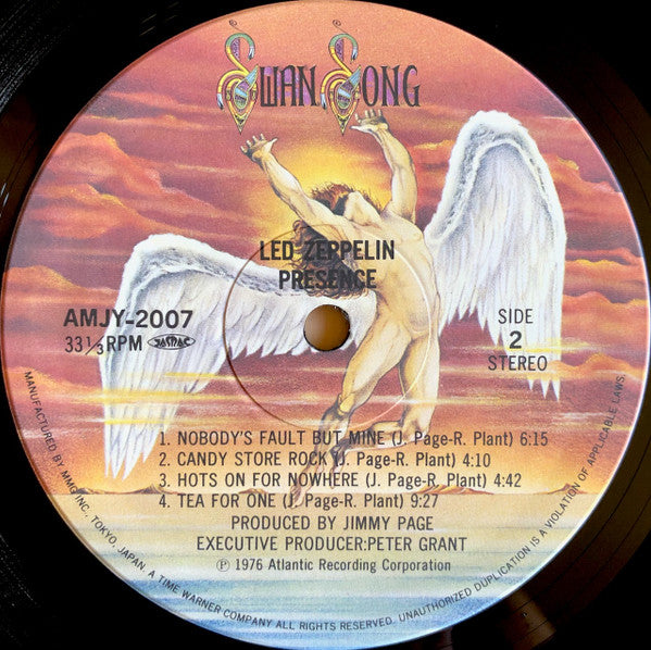 Led Zeppelin - Presence = プレゼンス (Vinyl, LP, Album, Reissue) Very Good Plus (VG+) / Good Plus (G+)