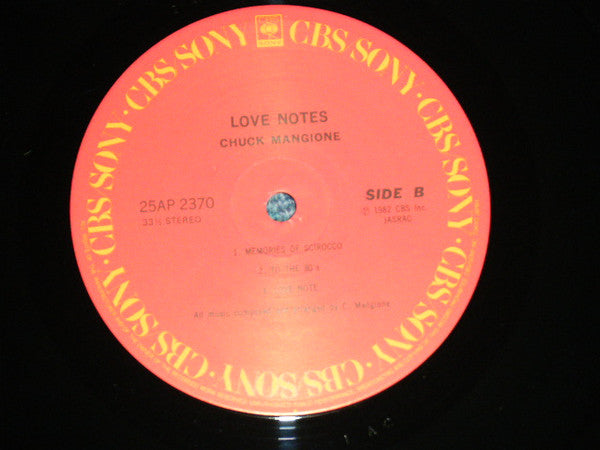 Chuck Mangione - Love Notes (Vinyl, LP, Album)