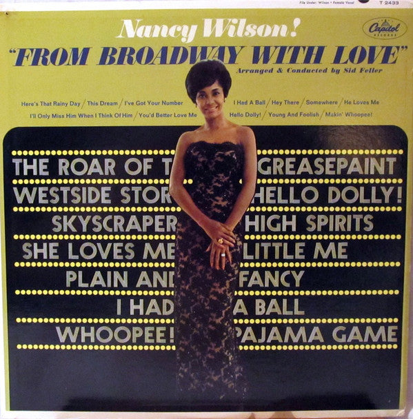 Nancy Wilson - From Broadway With Love (Vinyl, LP, Album, Mono) Very Good (VG) / Very Good (VG)