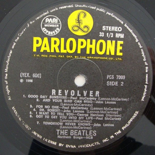 The Beatles - Revolver (Vinyl, LP, Album, Repress, Stereo) Very Good (VG) / Very Good (VG)