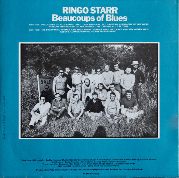 Ringo Starr - Beaucoups Of Blues (Vinyl, LP, Album) Very Good Plus (VG+) / Very Good Plus (VG+)