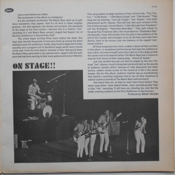 The Beach Boys - Concert (Vinyl, LP, Album, Stereo)