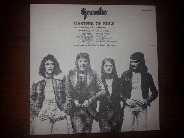 Geordie - Masters Of Rock (Vinyl, LP, Compilation, Promo) Very Good Plus (VG+) / Good Plus (G+)