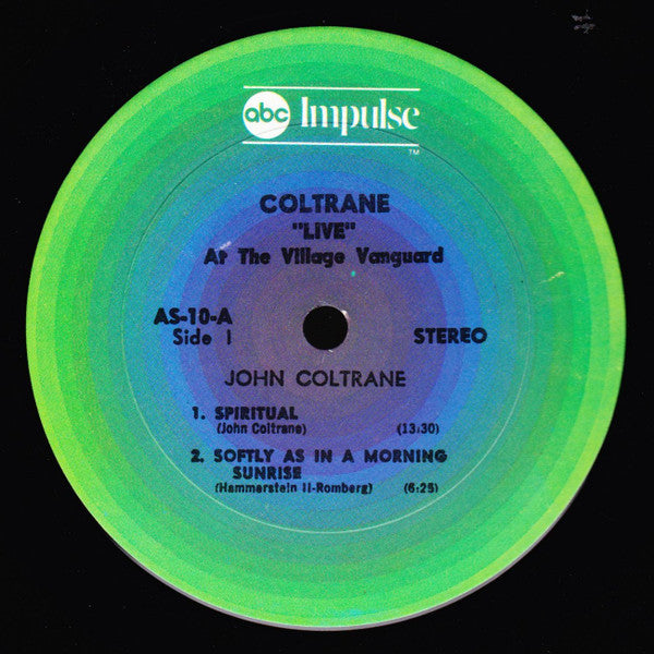 John Coltrane - "Live" At The Village Vanguard (Vinyl, LP, Album, Reissue, Stereo) Very Good (VG) / Very Good Plus (VG+)