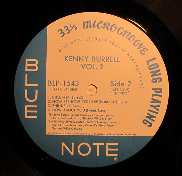 Kenny Burrell - Kenny Burrell (Vinyl, LP, Album, Reissue, Mono) Near Mint (NM or M-) / Very Good Plus (VG+)